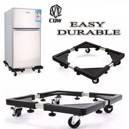Show details for CQW 4 Foot Wheel Adjustable Washing Machine Base Refrigerator Holder Round Tube Type Bracket Stand Picture of CQW 4 Foot Wheel Adjustable Washing Machine Base Refrigerator Holder Round Tube Type Bracket Stand