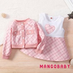 Show details for MG-Baby Floral Coat, Dress Suit, Sleeveless Round Neck High Waist A-Line Midi Buttons Cardigan, Purple/Pink Picture of MG-Baby Floral Coat, Dress Suit, Sleeveless Round Neck High Waist A-Line Midi Buttons Cardigan, Purple/Pink